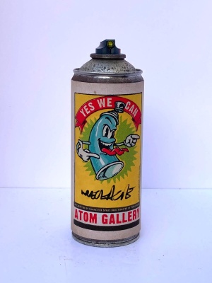 Souvenir ''Yes We Can'' empty spray can  No. 1 by Wreckage International